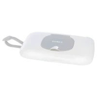 Dooky Travel Dispenser Box - Portable Wet Wipes Case with Strap, Keeps Wipes Fresh & Moist