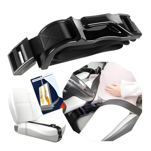 Dooky Pregnancy Seat Belt Adapter - Safe & Comfortable Maternity Car Belt Adjuster for Mothers - Dooky - Image 3