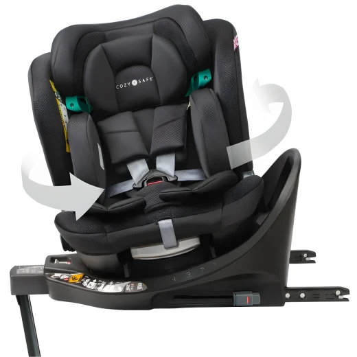 Cozy N Safe Stanford i-Size 360 Car Seat Jet 40-150cm