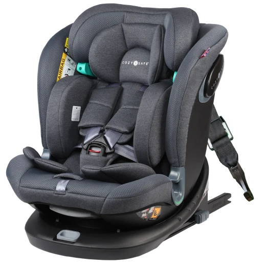 Cozy N Safe Vesta i-Size 360° Rotation Group 0+/1/2/3 Child Car Seat 40-150cm Slate - Cozy N Safe - Image 2