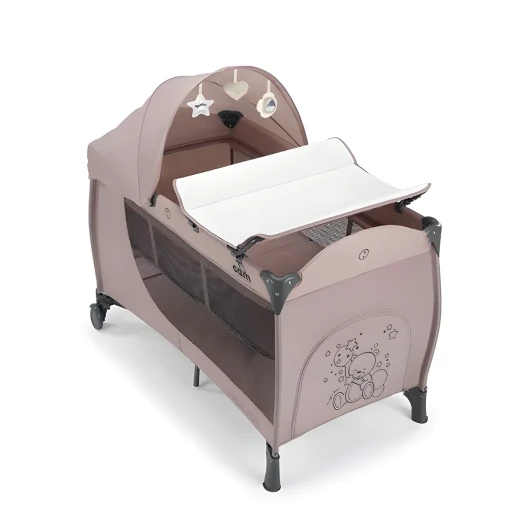 CAM Daily Plus Orso Bolle Beige Travel Cot