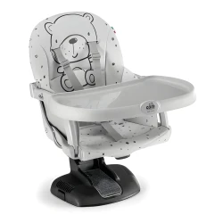 Kinder Idea Universal Booster Seat Grey for 0-36 Months 7-Way Height Adjustable – Grau