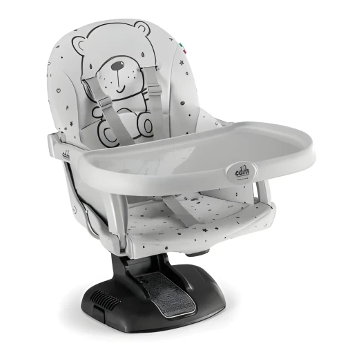 Kinder Idea Universal Booster Seat Grey for 0-36 Months 7-Way Height Adjustable – Grau