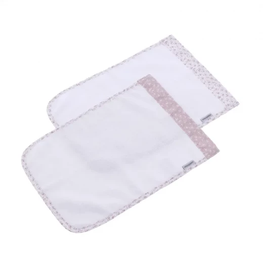 طقم منشفة أطفال كامبراس ليبرتي، قطعتين، ألياف TENCEL ناعمة، وردي 25x35x1 سم - كامبراس - Image 3