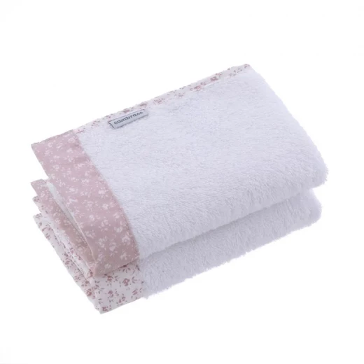 طقم منشفة أطفال كامبراس ليبرتي، قطعتين، ألياف TENCEL ناعمة، وردي 25x35x1 سم طقم منشفة أطفال كامبراس ليبرتي، قطعتين، ألياف TENCEL ناعمة، وردي 25x35x1 سم