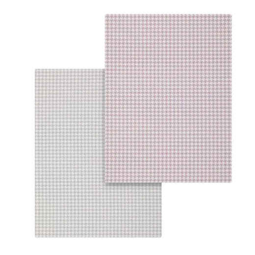 طقم ملاءة سرير أطفال كامبراس ميني ويندسور، طقم من 2، 60x120x17 سم، وردي - كامبراس - Image 6
