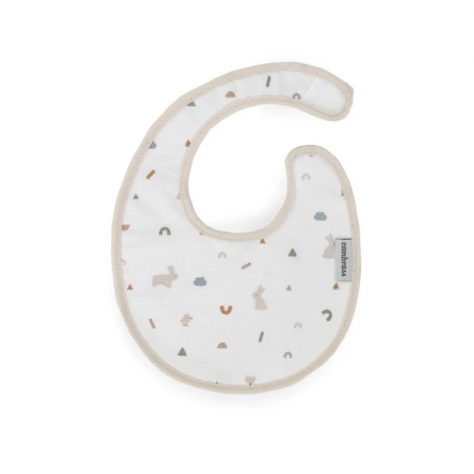 Cambrass Rabbit Beige Round Bib with Velcro Closure 16x19x1 cm Cambrass Rabbit Beige Round Bib with Velcro Closure 16x19x1 cm