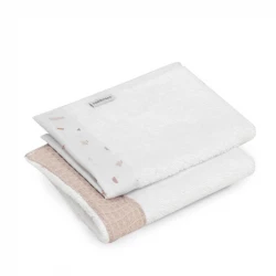 Cambrass Rabbit Beige TENCEL Baby Towel Set of 2, 25x35 cm, Soft Absorbent