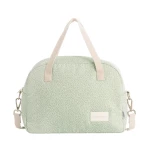 Cambrass Prome Animal Print Mint Diaper Bag 18x41x31cm, Waterproof, with Multiple Pockets - Cambrass