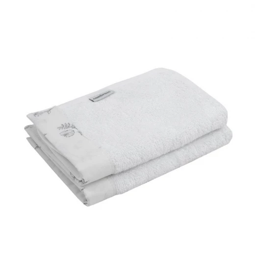 Cambrass Merlo Ecru Baby Towel Set of 2 Tencel 25x35 cm Absorbent Cambrass Merlo Ecru Baby Towel Set of 2 Tencel 25x35 cm Absorbent