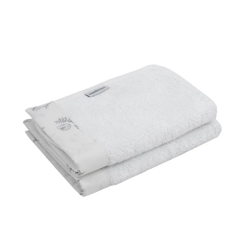 Cambrass Merlo Ecru Baby Towel Set of 2 Tencel 25x35 cm Absorbent - Cambrass
