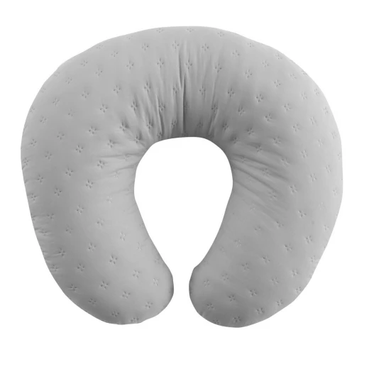 Cambrass Soft Grey Nursing Pillow 53x45x10cm for Breastfeeding and Bottle Feeding - Cambrass - Image 2