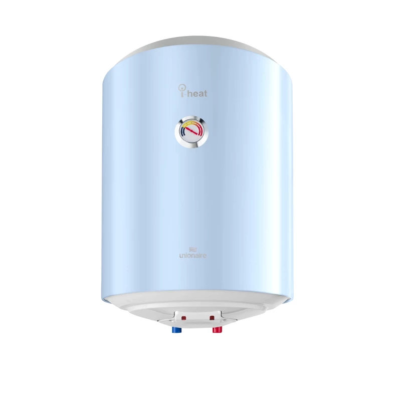 سخان مياة كهرباء، اي هيت، 50 لتر، أبيض EWH50-C100-V-P-R-3 من يونيون اير - يونيون إير