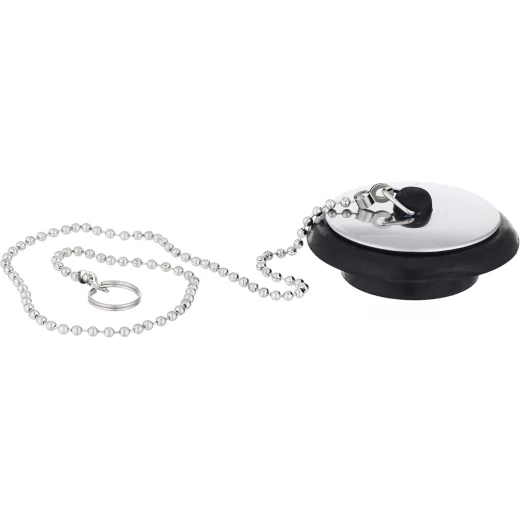 سدادة مجلى مطاط 04GD017 اسود سلسله ستانلس 7.5سم بيدريني سدادة مجلى مطاط 04GD017 اسود سلسله ستانلس 7.5سم بيدريني