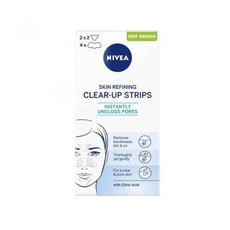 Nivea Pore Refining Cleansing Strips - 6 Strips - Nivea