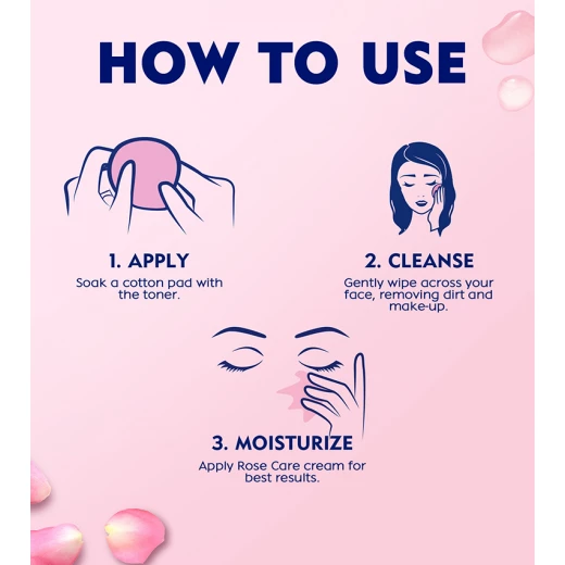 تونر Nivea Rose Care المرطب 200 مل لجميع أنواع البشرة - نيفيا - Image 7