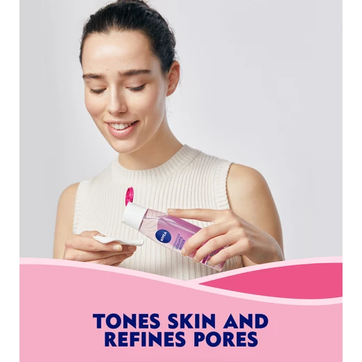 تونر Nivea Rose Care المرطب 200 مل لجميع أنواع البشرة - نيفيا - Image 3
