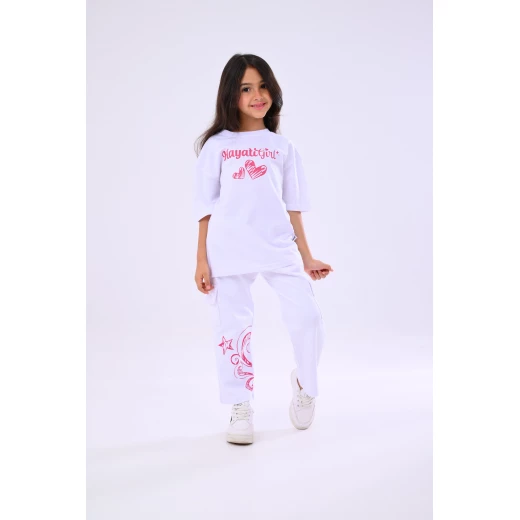 طقم كوكب زمردة حياتي للبنات قطعتين - 4 سنوات من زيتون - زيتون - Image 4
