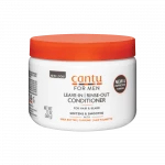 Cantu Men's Leave-in Rinse-Out Conditioner Shea Butter 368g, Softens & Smooths - Cantu