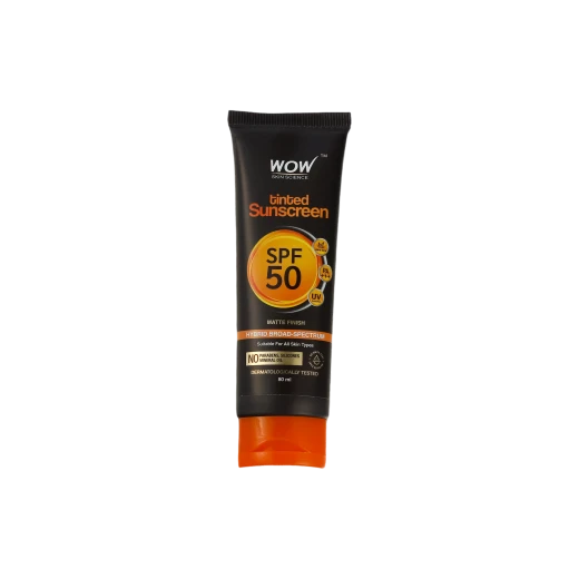 Wow Skin Science Tinted Sunscreen SPF50 Matte 80ml Broad Spectrum Protection Wow Skin Science Tinted Sunscreen SPF50 Matte 80ml Broad Spectrum Protection