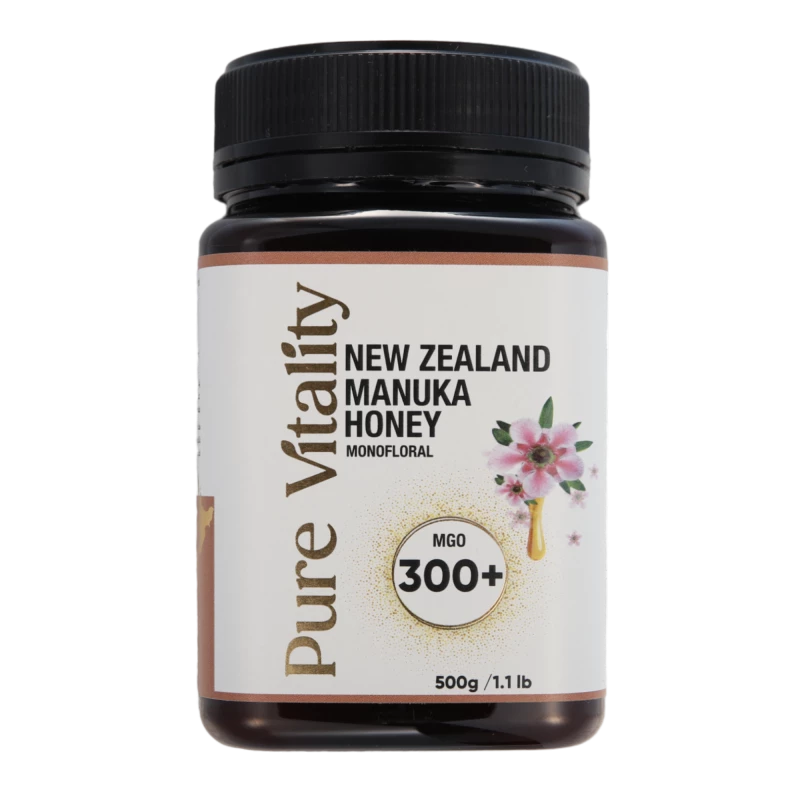 Pure Vitality Manuka Honey MGO300+ 500g - Pure Vitality Honey