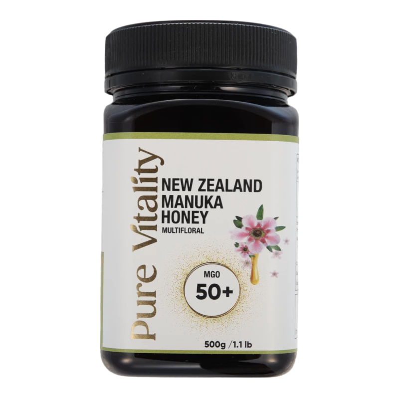 Pure Vitality Manuka Honey MGO50+ 500g - Pure Vitality Honey