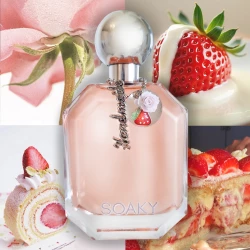 عطر سوكي فروتي فلير 100 مل | عطر فانيلا للنساء سويت مع الفراولة والورد | عطر نسائي ثابت