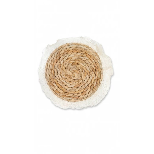 Natural Grass Woven Round Placemat with Tassel Farmhouse Coffee Tea Mat Decorative Table Protector for Kitchen Dining Party Home Decor Rustic Style 1 Piece 20cm Woven Coaster Mat Natural Grass Woven Round Placemat with Tassel Farmhouse Coffee Tea Mat Decorative Table Protector for Kitchen Dining Party Home Decor Rustic Style 1 Piece 20cm Woven Coaster Mat