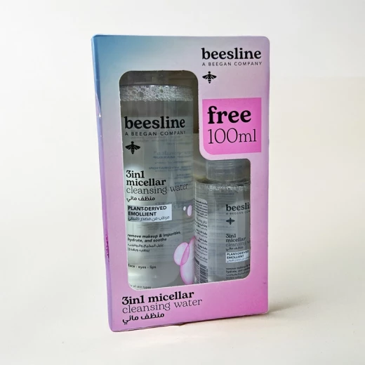 Beesline 3in1 Micellar Water Kit – 400ml + 100ml | Cleanses, Removes Makeup & Hydrates | Gentle Formula for Face & Eyes Beesline 3in1 Micellar Water Kit – 400ml + 100ml | Cleanses, Removes Makeup & Hydrates | Gentle Formula for Face & Eyes