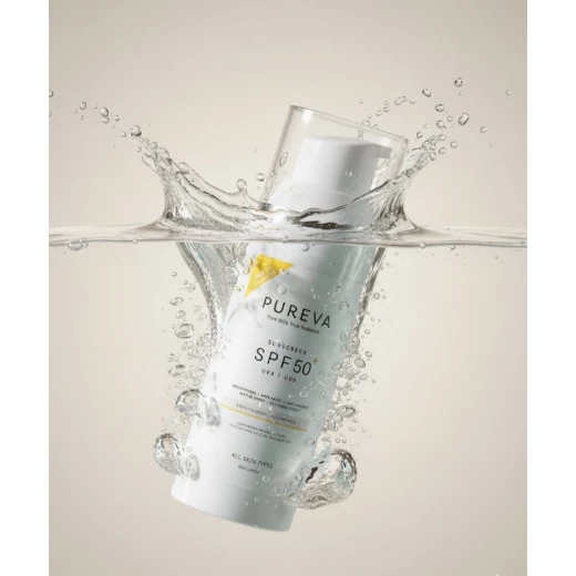 واقي شمس متعدد الوظائف SPF 50+ | مضاد للبقع، تفتيح، مكافحة الشيخوخة، تعزيز الكولاجين، امتصاص سريع من بيوريفا - بيوريفا - Image 6