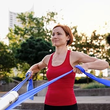شريط مقاومة كينتيكس لون أسود، مستوى ، مقاومة 1.6–8 كجم، 2.5 متر × 15 سم، لاتكس طبيعي 100%، شريط تمارين قوة ومقاومة - كينتكس - Image 3