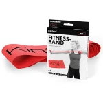 Kintex Fitness Resistance Band Red, Easy Level, 0.7–3.2 kg Resistance, 2.5 m x 15 cm, 100% Natural Latex Exercise Band for Fitness, Strength & Stretching - Kintex