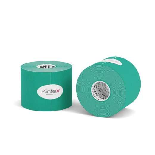 Kintex Kinesiology Sensitive Tape Green 5 cm x 5 m, Skin-Friendly Elastic Sports Tape for Sensitive Skin, Hypoallergenic Acrylic Adhesive, Latex-Free, Breathable & Water-Resistant - Kintex - Image 2