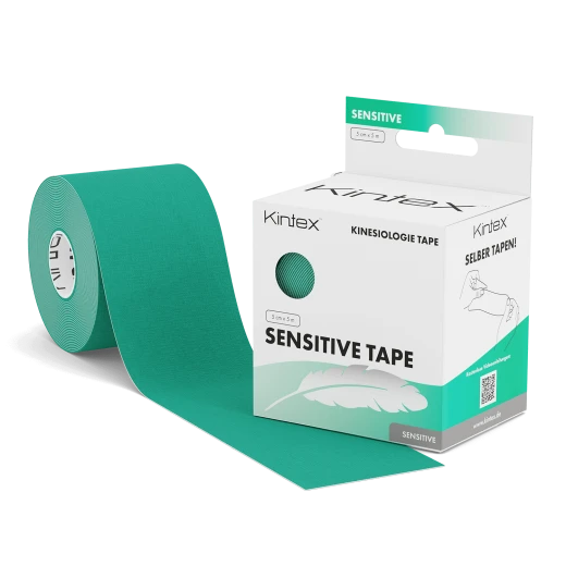 Kintex Kinesiology Sensitive Tape Green 5 cm x 5 m, Skin-Friendly Elastic Sports Tape for Sensitive Skin, Hypoallergenic Acrylic Adhesive, Latex-Free, Breathable & Water-Resistant Kintex Kinesiology Sensitive Tape Green 5 cm x 5 m, Skin-Friendly Elastic Sports Tape for Sensitive Skin, Hypoallergenic Acrylic Adhesive, Latex-Free, Breathable & Water-Resistant