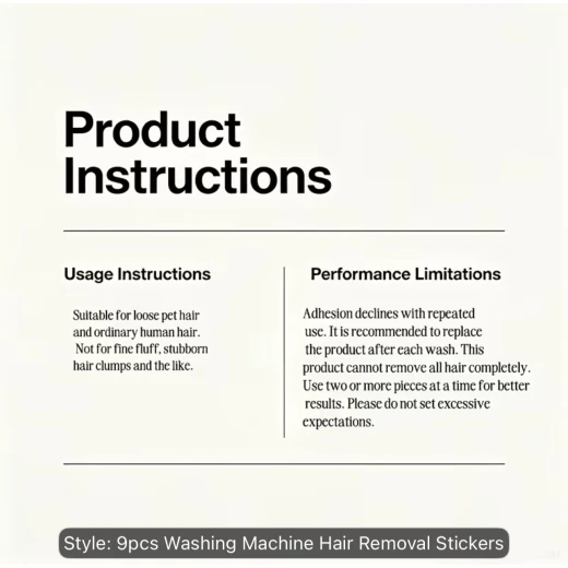 Reusable Washing Machine Lint & Pet Hair Filter (9 Pieces) - Quwa - Image 4