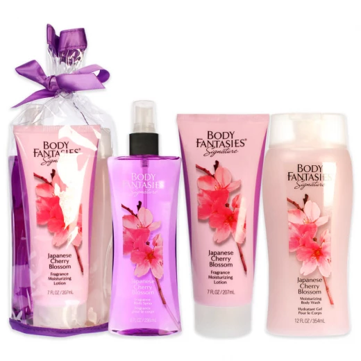 Body Fantasies Signature Japanese Cherry Blossom 3 Piece Gift Set Body Fantasies Signature Japanese Cherry Blossom 3 Piece Gift Set