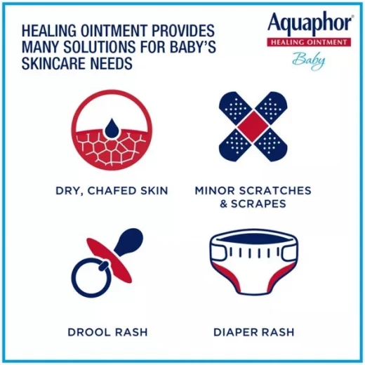 Aquaphor Baby Healing Ointment - Dry Skin and Diaper Rash Ointment (85 g) - Aquaphor - Image 3