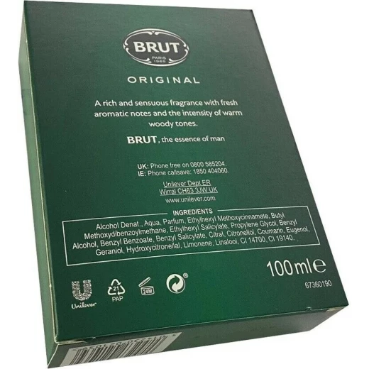 Brut Original Eau de Toilette Spray 100ml -Men's Classic Fragrance - Brut - Image 2