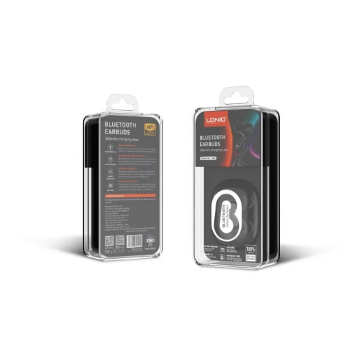 LDNIO T02 Bluetooth Earbuds – Wireless Earphones with Clear Sound & Comfortable Fit - LDNIO - Image 2