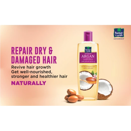 Parachute Advansed Argan Hair Oil with Coconut Repairs Dry & Damaged Hair 10.1 fl.oz - Parachute - Image 4