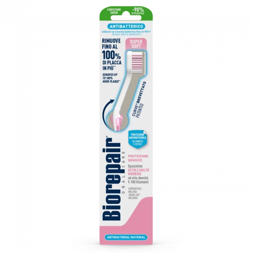 Biorepair Gum Protection Toothbrush - Super soft - antibacterial Biorepair Gum Protection Toothbrush - Super soft - antibacterial