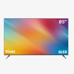 تلفزيون جي-جارد 85 بوصة 4K QLED Google TV مع حامل، تلفزيون ذكي بتقنية Dolby Vision و HDR10+ و Chromecast