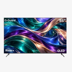 Riser + 85″ G-Guard 4k QLEDTV google TV