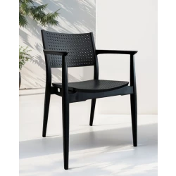 Durable Stackable Plastic Chair – Indoor & Outdoor Use, Gas-Assisted Injection Molded, Premium Italian Design