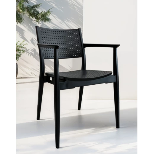 Durable Stackable Plastic Chair – Indoor & Outdoor Use, Gas-Assisted Injection Molded, Premium Italian Design Durable Stackable Plastic Chair – Indoor & Outdoor Use, Gas-Assisted Injection Molded, Premium Italian Design