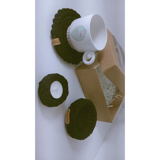 ​طقم كروشيه (3 قطع) للإهداء - هدى ميد - Image 4