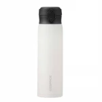 UZSPACE Stainless Steel Thermal Water Bottle 500 ml with Leak-Proof Lid in White color - Uzspace