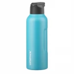 UZSPACE Stainless Steel Thermal Water Bottle with Leak-Proof Lid  with a 550 ml in Cyan color - Uzspace