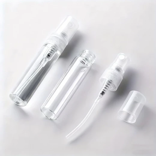 بخاخات عطر زجاجية محمولة قابلة لإعادة التعبئة حجم السفر 10 مل طقم 4 قطع مع قمع تعبئة - Image 5