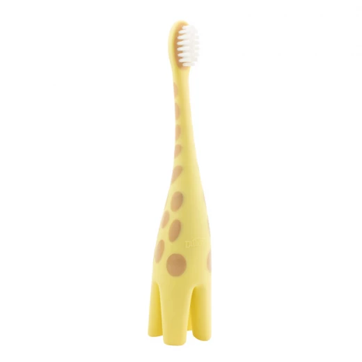 Dr. Brown’s Infant-to-Toddler Toothbrush, Soft and Safe Baby Training Brush, Giraffe , Mint, 0-3 years - Dr. Brown's - Image 2